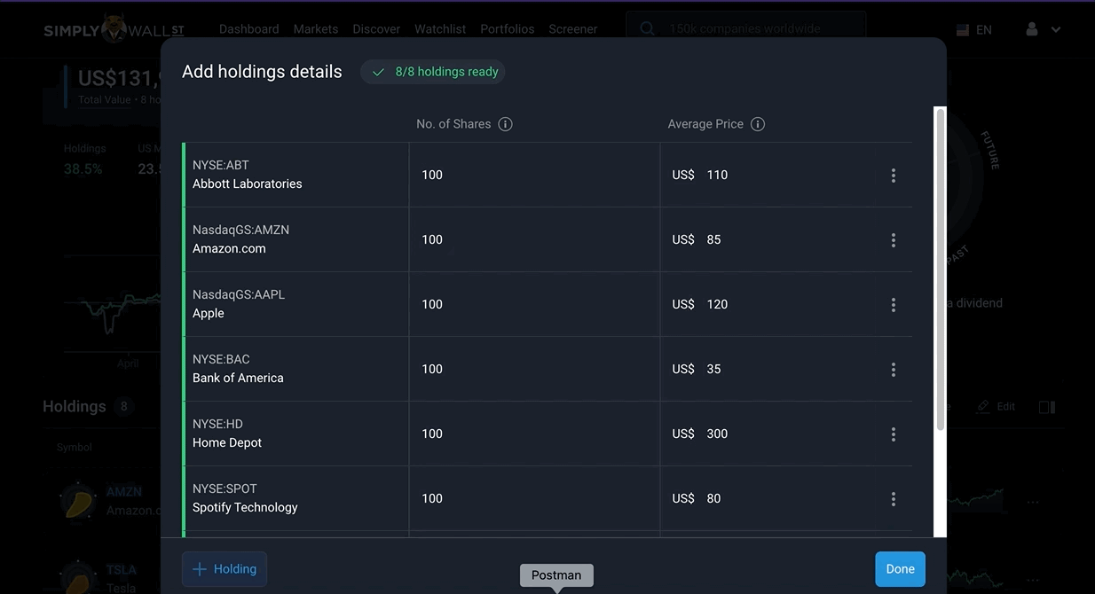 Holdings Entry Sorting.gif